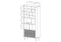 Изображение 5 - Шкаф-стеллаж открытый Perfect Home Ланте / Lante с 2 ящиками 88 см, черный, золотые ножки