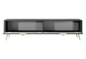 Изображение 5 - Тумба под ТВ Perfect Home Ланте / Lante с 2 дверками 200 см, черный, золотые ножки