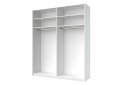 Шкаф-купе МироМарк Фемили 2-дверный с зеркалом 200х240 см Белый, серия Н - Изображение 2 Изображение 2 - Шкаф-купе МироМарк Фемили 2-дверный с зеркалом 200х240 см Белый, серия Н
