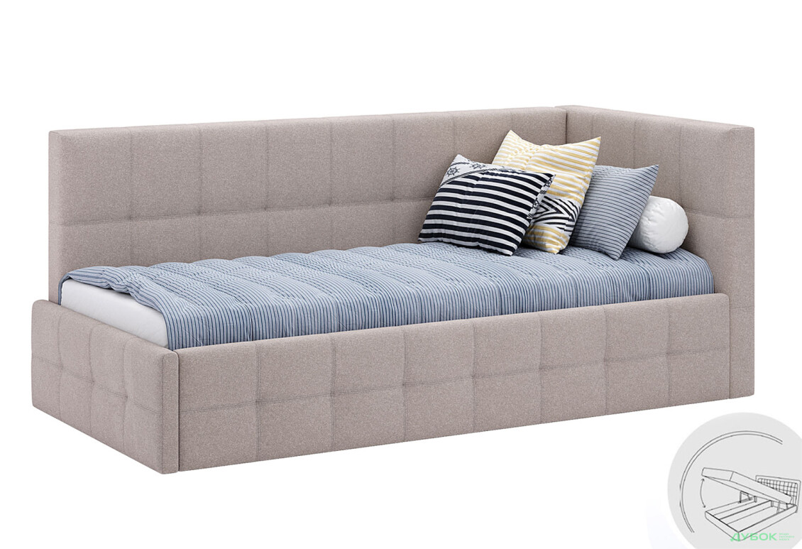 Зображення 2 - Ліжко м'яке MiroMark Келлі 90х200 см підйомне