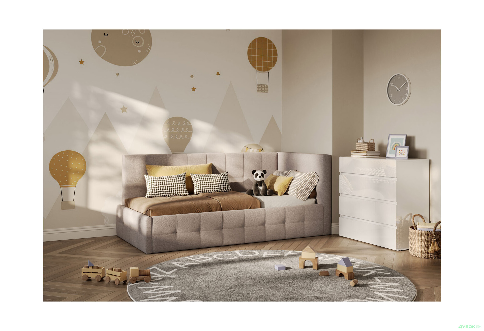 Зображення 1 - Ліжко м'яке MiroMark Келлі 90х200 см підйомне