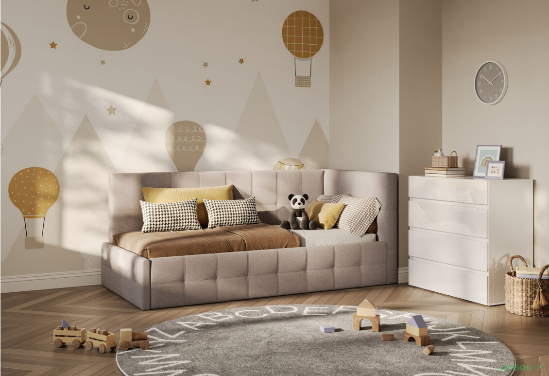 Ліжко м'яке MiroMark Келлі 90х200 см підйомне