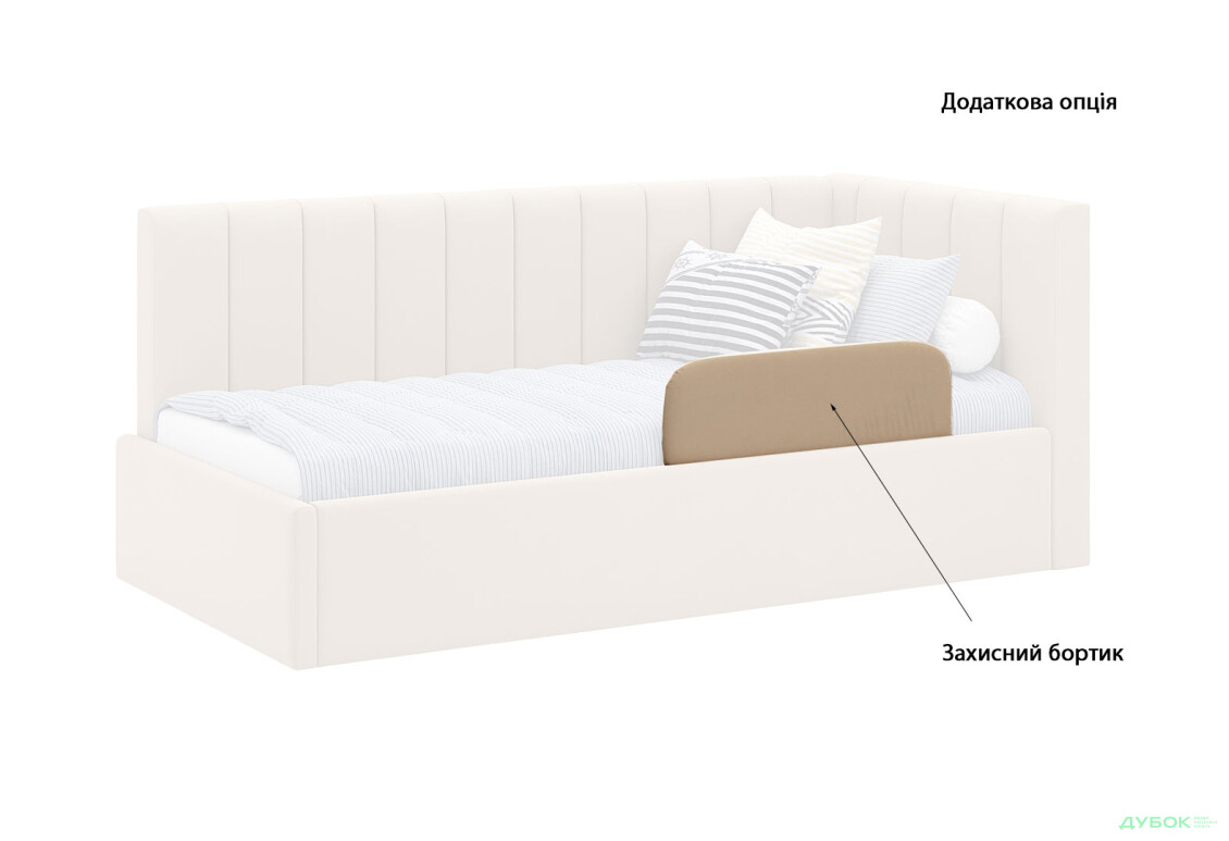 Зображення 4 - Ліжко м'яке MiroMark Шайн 90х200 см