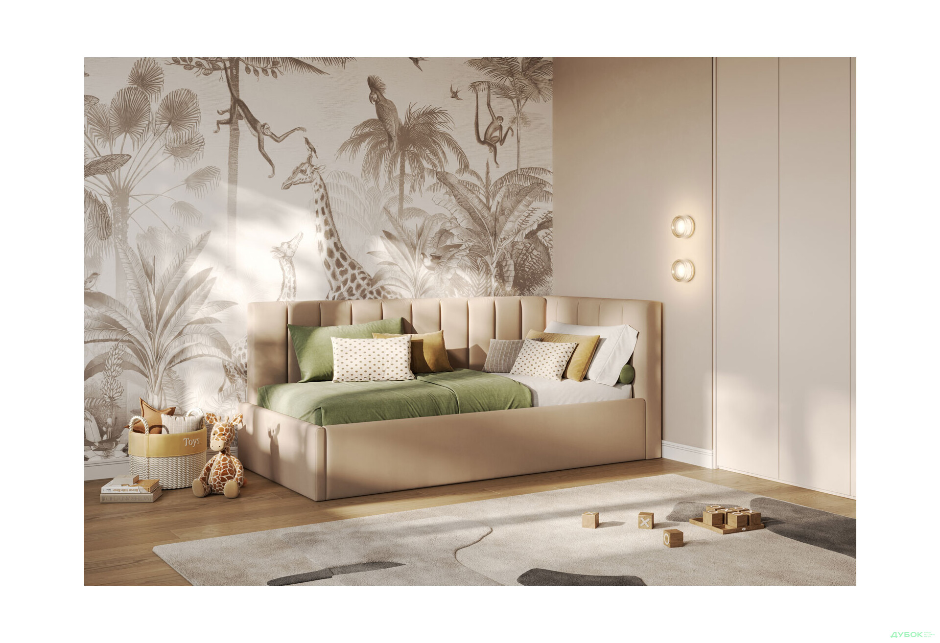 Зображення 1 - Ліжко м'яке MiroMark Шайн 90х200 см