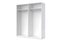 Шафа MiroMark Луїза 4-дверна з дзеркалом 192 см Біла, серія Н - Зображення 3 Зображення 3 - Шафа MiroMark Луїза 4-дверна з дзеркалом 192 см Біла, серія Н