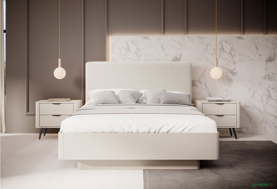 Спальня Perfect Home Ланте / Lante 4D Бежевий, чорні ніжки - Зображення 2 Зображення 2 - Спальня Perfect Home Ланте / Lante 4D Бежевий, чорні ніжки