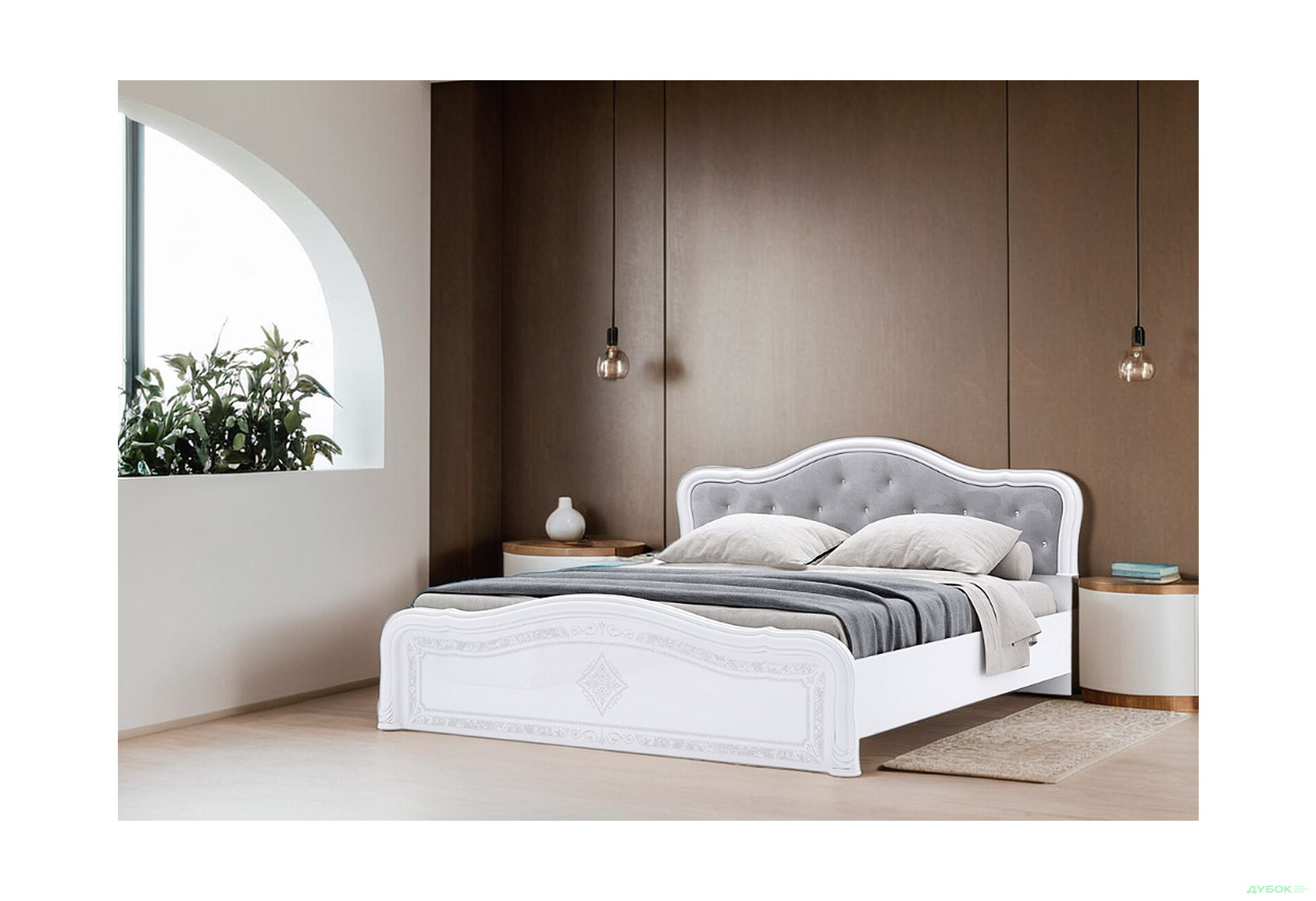 Изображение 2 - Кровать MiroMark Луиза Люкс (без вклада) 160х200 см, белая