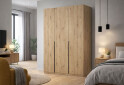 Зображення 2 - Шафа MiroMark Тедді 3-дверна без дзеркал 134 см дуб артізан, серія Н