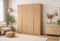 Изображение 2 - Шкаф МироМарк Тедди 4-дверный 179 см дуб артизан, серия Н