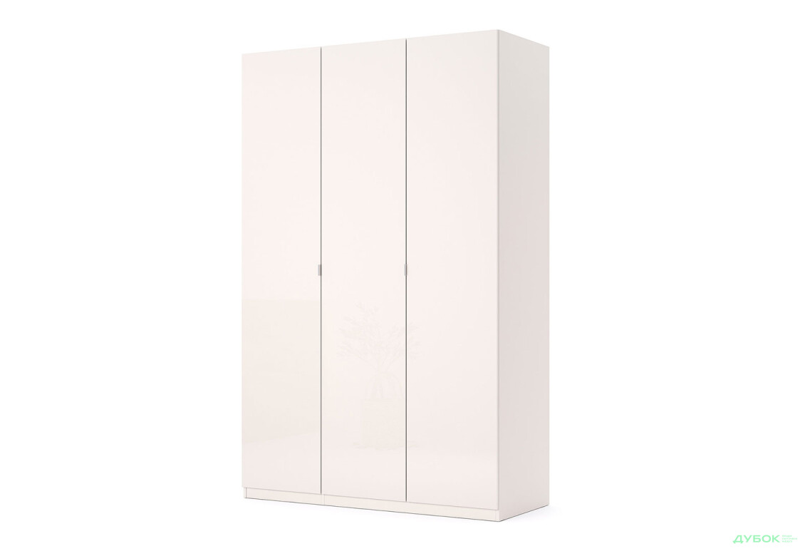 Шафа MiroMark Лілі / Lily 3-дверна 134 см, глянець кашемір, серія Н - Зображення 1 Зображення 1 - Шафа MiroMark Лілі / Lily 3-дверна 134 см, глянець кашемір, серія Н