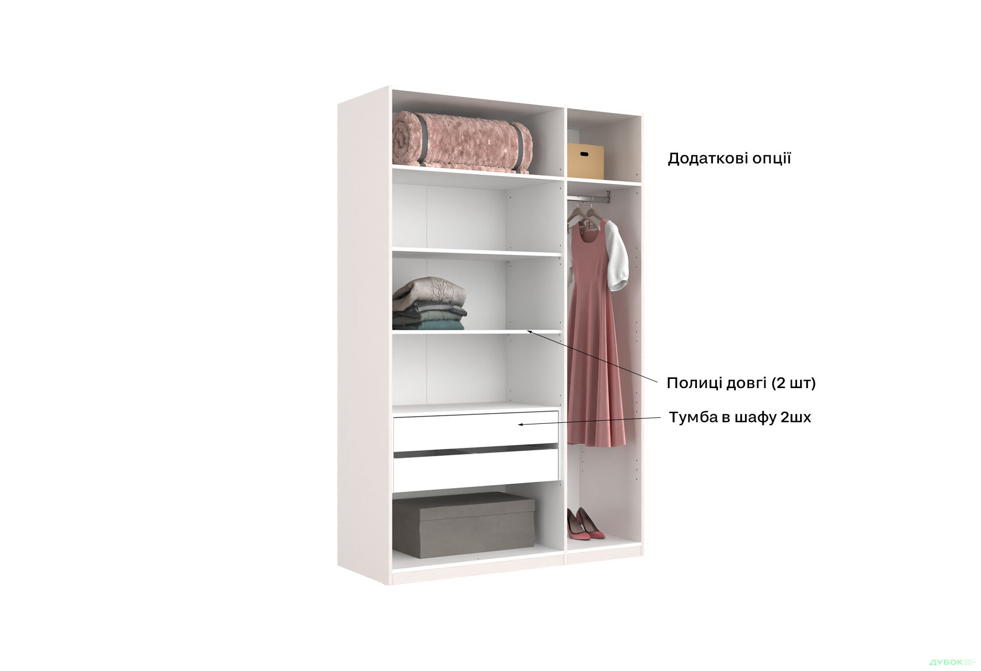 Шафа MiroMark Лілі / Lily 3-дверна 134 см, глянець кашемір, серія Н - Зображення 17 Зображення 17 - Шафа MiroMark Лілі / Lily 3-дверна 134 см, глянець кашемір, серія Н