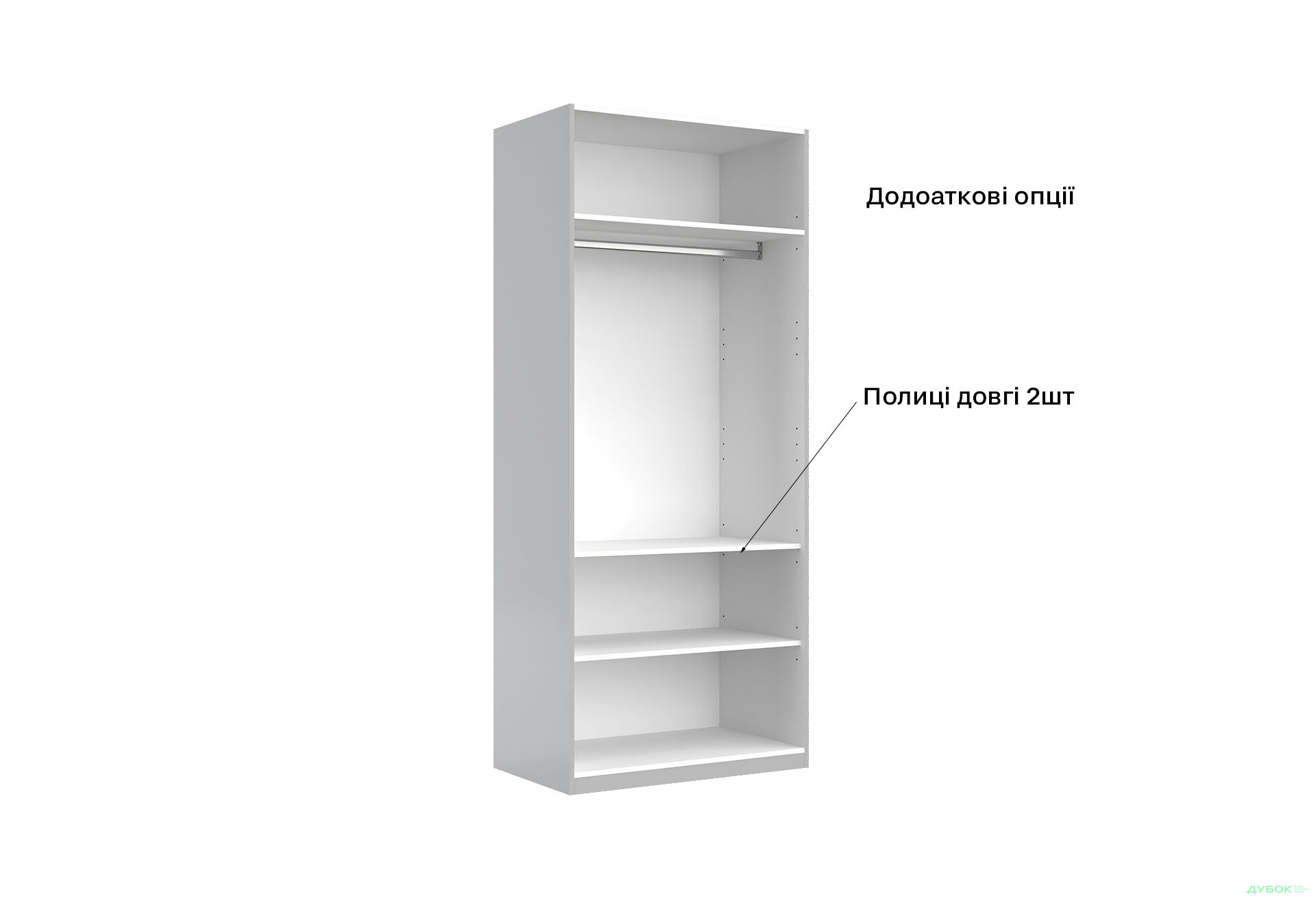 Шафа MiroMark Мегі / Megy 2-дверна 90 см глянець сірий шиншила, серія Н - Зображення 12 Зображення 12 - Шафа MiroMark Мегі / Megy 2-дверна 90 см глянець сірий шиншила, серія Н