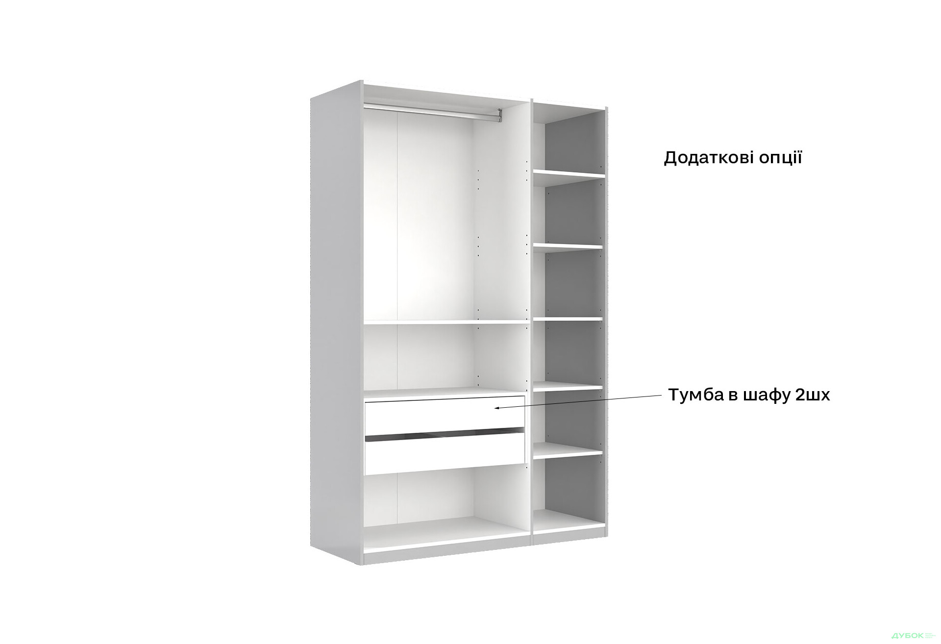 Шафа MiroMark Мегі / Megy 3-дверна 134 см глянець сірий шиншила, серія Н - Зображення 11 Зображення 11 - Шафа MiroMark Мегі / Megy 3-дверна 134 см глянець сірий шиншила, серія Н