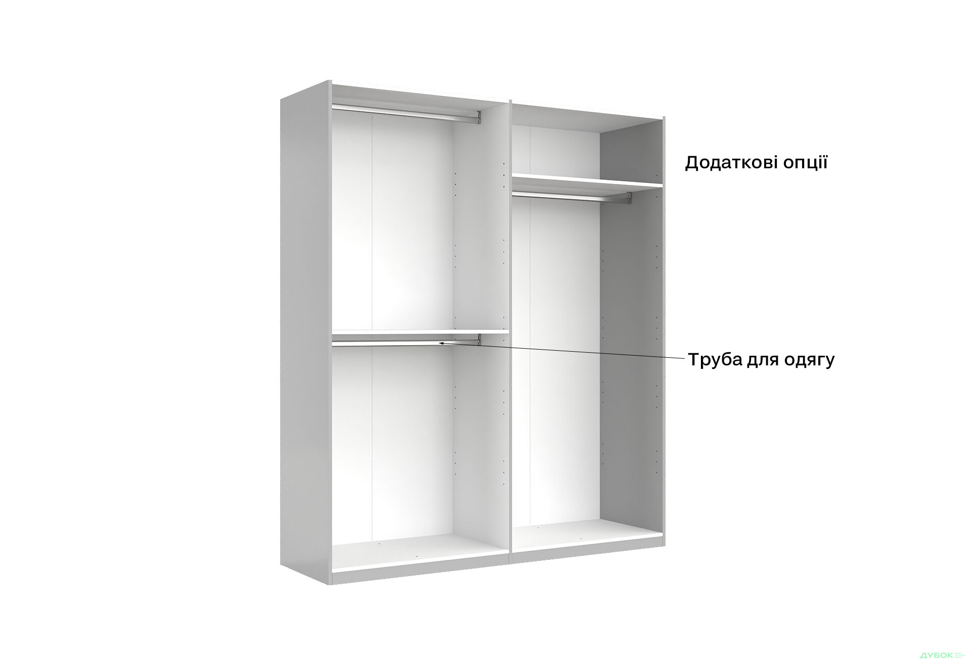 Шафа MiroMark Мегі / Megy 4-дверна 179 см, глянець сірий шиншила, серія Н - Зображення 14 Зображення 14 - Шафа MiroMark Мегі / Megy 4-дверна 179 см, глянець сірий шиншила, серія Н