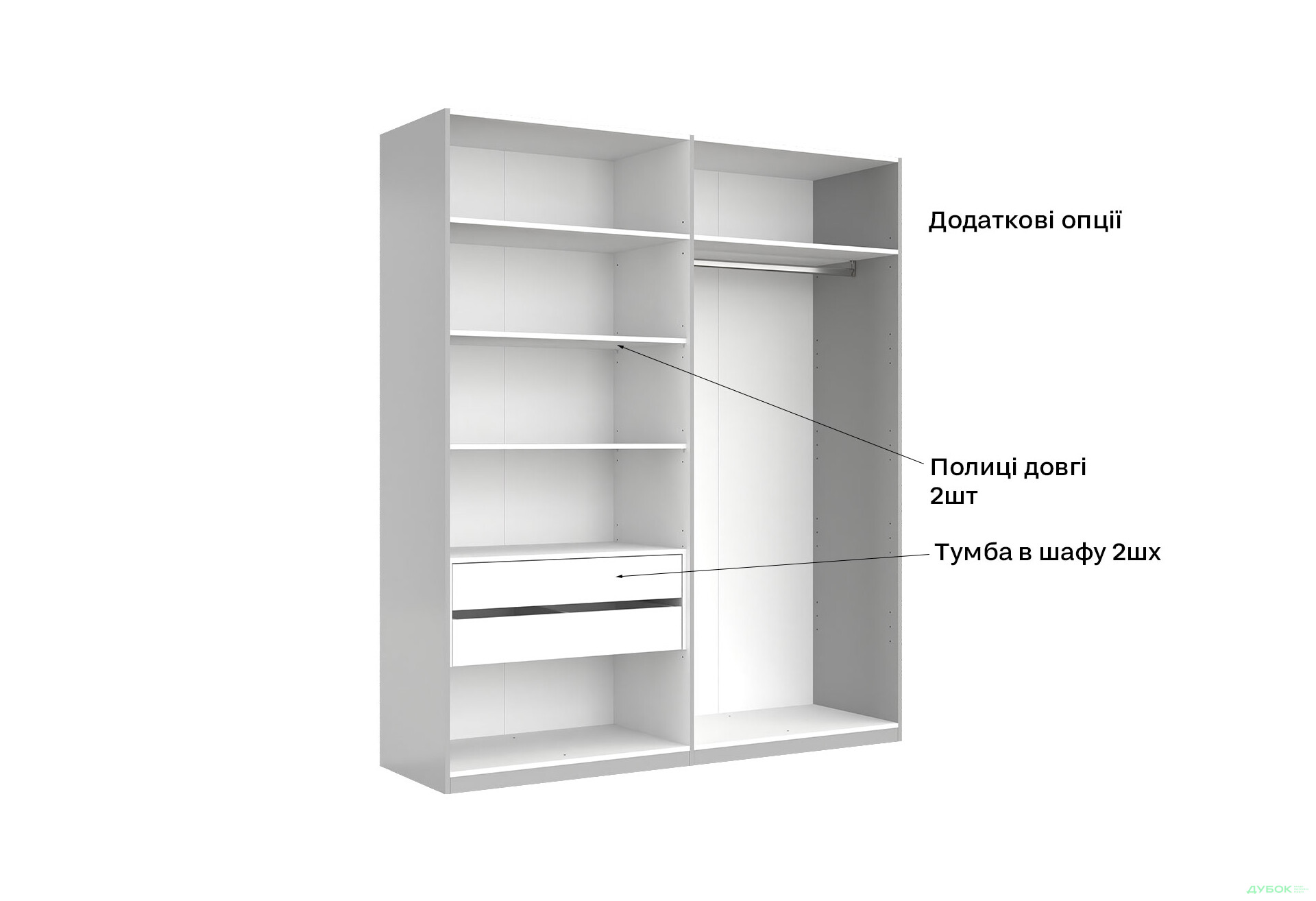 Шафа MiroMark Мегі / Megy 4-дверна 179 см, глянець сірий шиншила, серія Н - Зображення 16 Зображення 16 - Шафа MiroMark Мегі / Megy 4-дверна 179 см, глянець сірий шиншила, серія Н