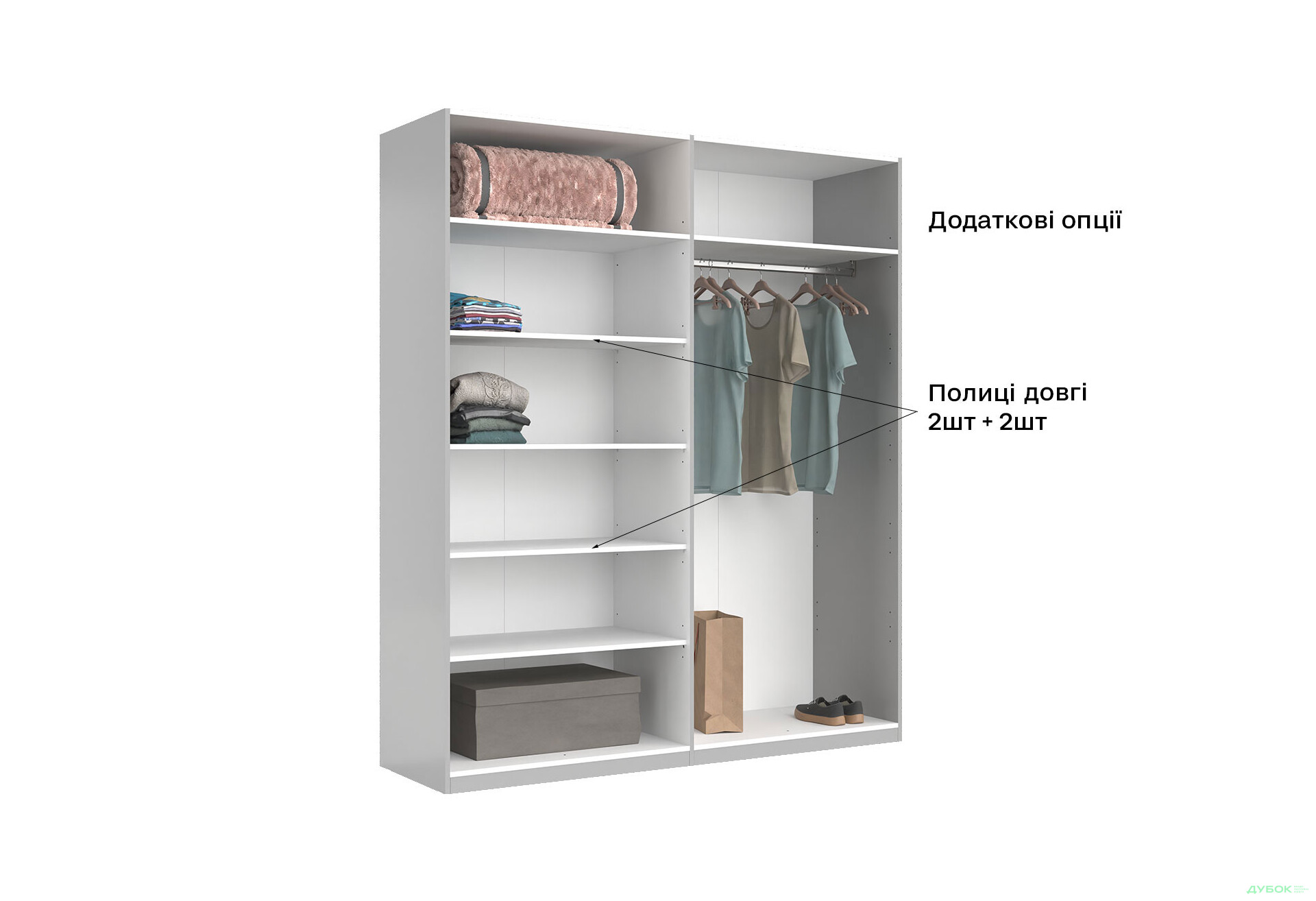 Шафа MiroMark Мегі / Megy 4-дверна 179 см, глянець сірий шиншила, серія Н - Зображення 8 Зображення 8 - Шафа MiroMark Мегі / Megy 4-дверна 179 см, глянець сірий шиншила, серія Н