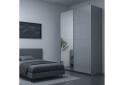 Зображення 2 - Шафа-купе MiroMark Мегі / Megy 2-дверна 150х240 см глянець сірий шиншила / дзеркало