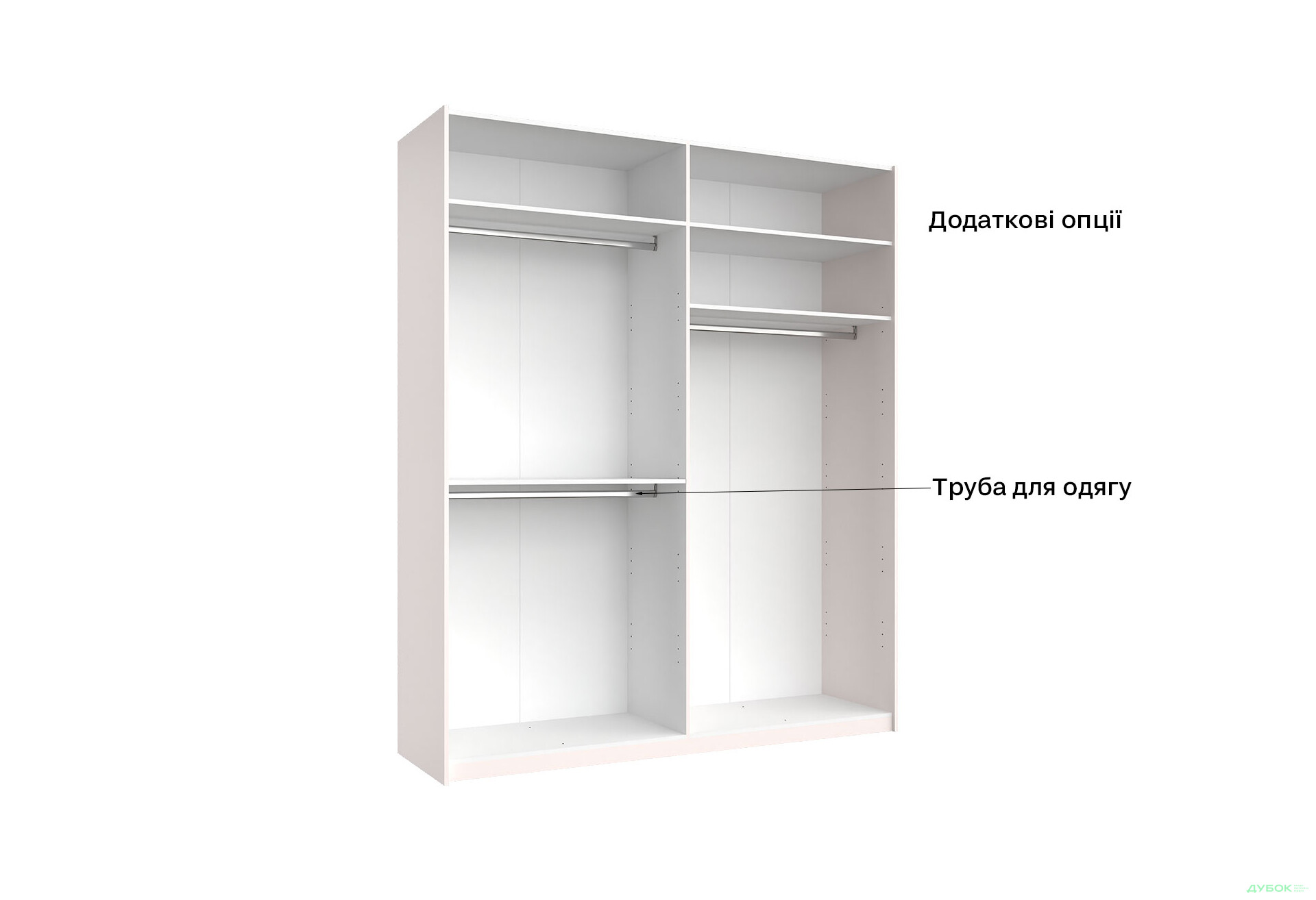 Шафа-купе MiroMark Мегі / Megy 2-дверна 200х240 см глянець сірий шиншила / дзеркало - Зображення 12 Зображення 12 - Шафа-купе MiroMark Мегі / Megy 2-дверна 200х240 см глянець сірий шиншила / дзеркало