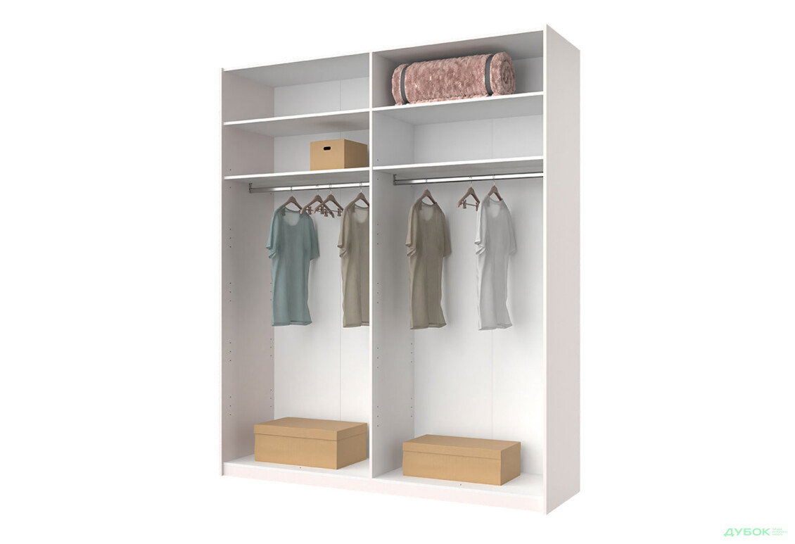 Шкаф-купе MiroMark Лили / Lily 2-дверный 200х240 см, глянец кашемир, серия Н - Изображение 2 Изображение 2 - Шкаф-купе MiroMark Лили / Lily 2-дверный 200х240 см, глянец кашемир, серия Н