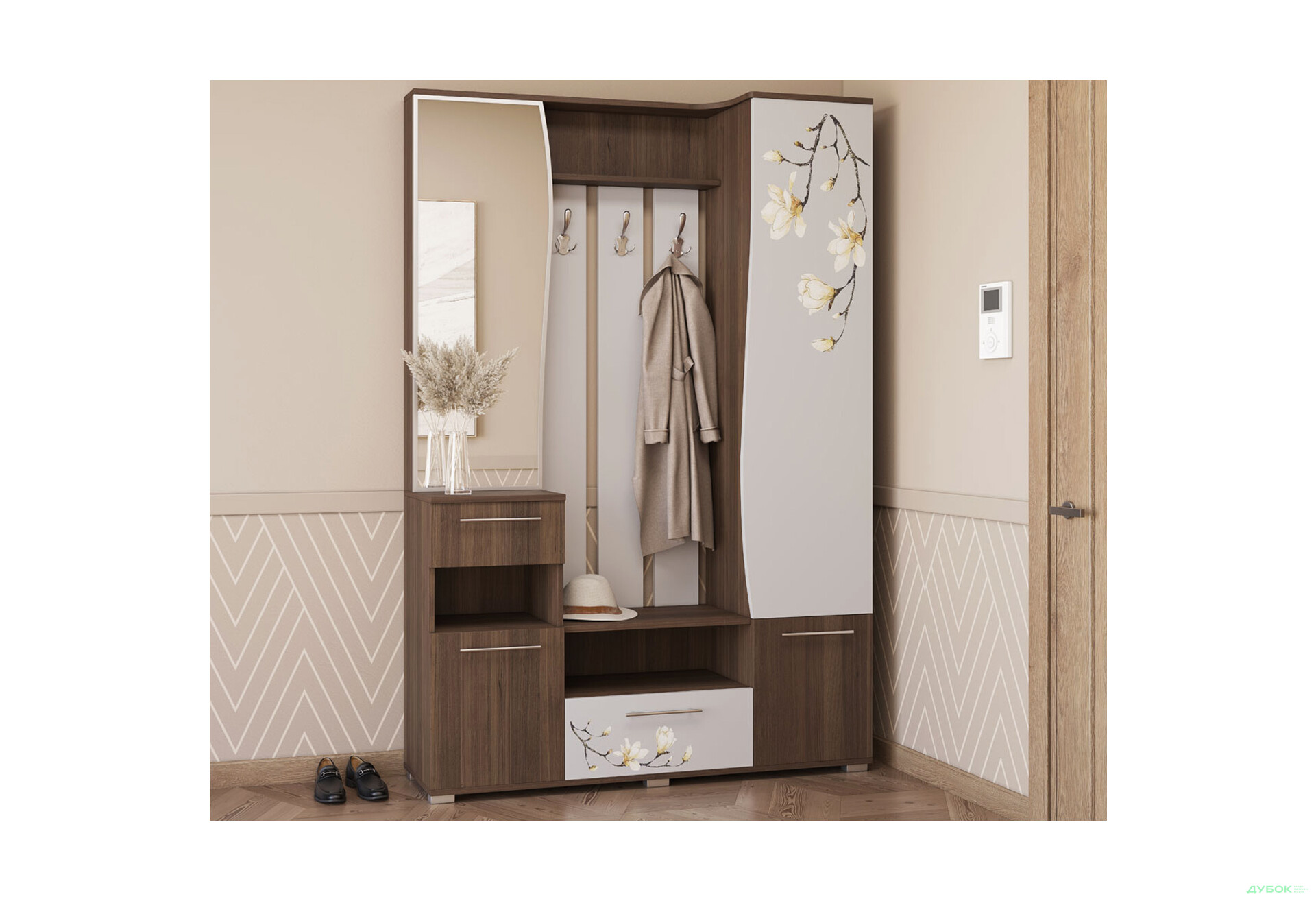 Передпокій Світ Меблів Евіта морське дерево вінтаж / попелястий - Зображення 3 Зображення 3 - Передпокій Світ Меблів Евіта морське дерево вінтаж / попелястий