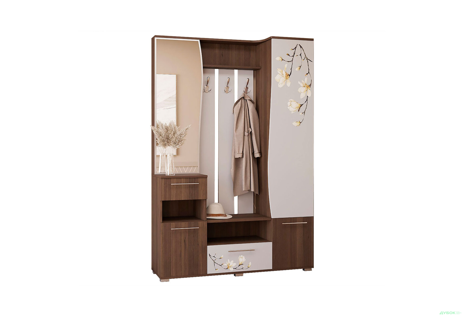 Передпокій Світ Меблів Евіта морське дерево вінтаж / попелястий - Зображення 1 Зображення 1 - Передпокій Світ Меблів Евіта морське дерево вінтаж / попелястий