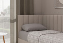 Ліжко-подіум Vika Перлина 90х200 см підйомне з матрацом, збірка ліва, бежеве (Zenit 26) - Зображення 3 Зображення 3 - Ліжко-подіум Vika Перлина 90х200 см підйомне з матрацом, збірка ліва, бежеве (Zenit 26)