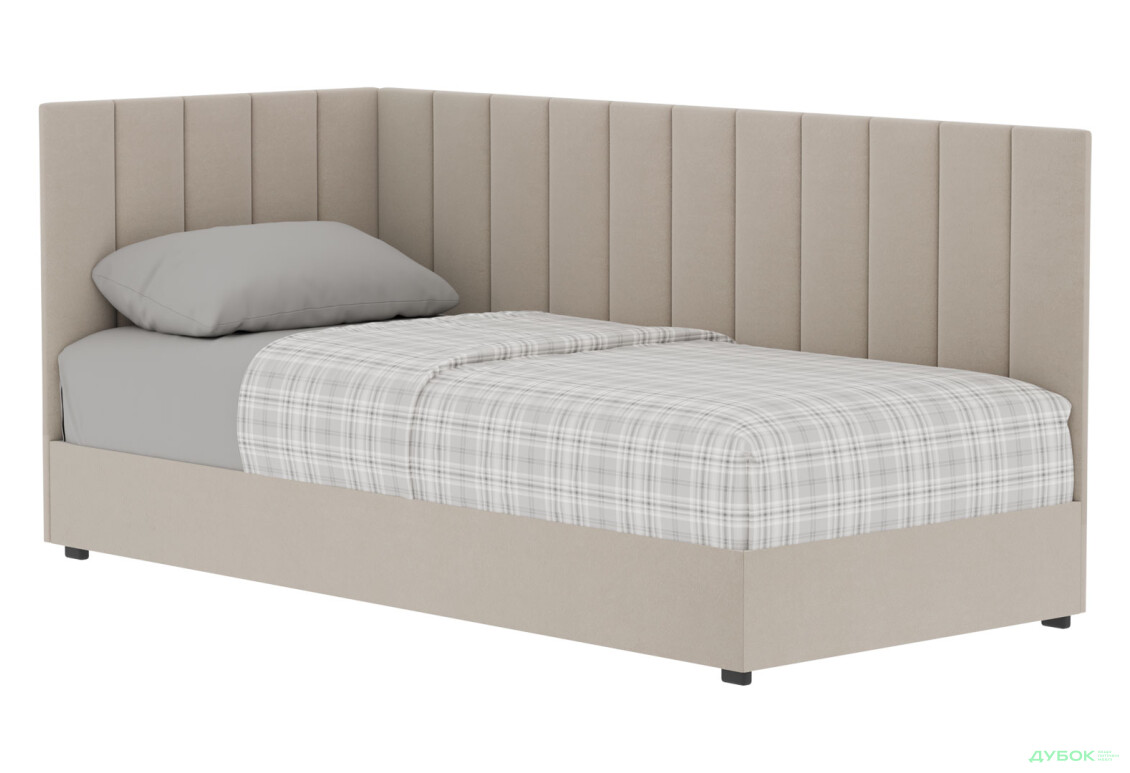 Ліжко-подіум Vika Перлина 90х200 см підйомне з матрацом, збірка ліва, бежеве (Zenit 26) - Зображення 1 Зображення 1 - Ліжко-подіум Vika Перлина 90х200 см підйомне з матрацом, збірка ліва, бежеве (Zenit 26)