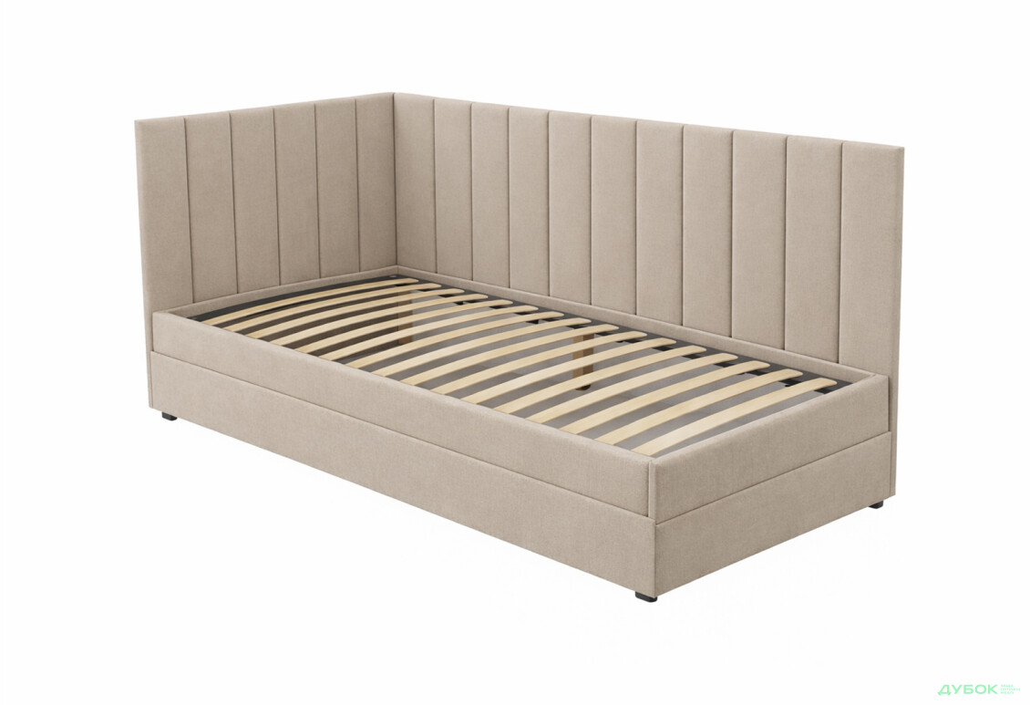 Зображення 5 - Ліжко-подіум Vika Перлина New 90х200 см підйомне без матрацу, збірка ліва, бежеве (Zenit 26)