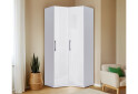 Шафа MiroMark Фемілі кутова 2-дверна 100х103 см Біла, серія Н - Зображення 3 Зображення 3 - Шафа MiroMark Фемілі кутова 2-дверна 100х103 см Біла, серія Н