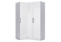 Шафа MiroMark Фемілі кутова 3-дверна 100х148 см Біла, серія Н - Зображення 1 Зображення 1 - Шафа MiroMark Фемілі кутова 3-дверна 100х148 см Біла, серія Н
