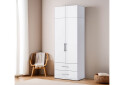 Зображення 3 - Шафа MiroMark Фемілі 2-дверна з антресолею з 2 шухлядами 90 см Біла, серія Н
