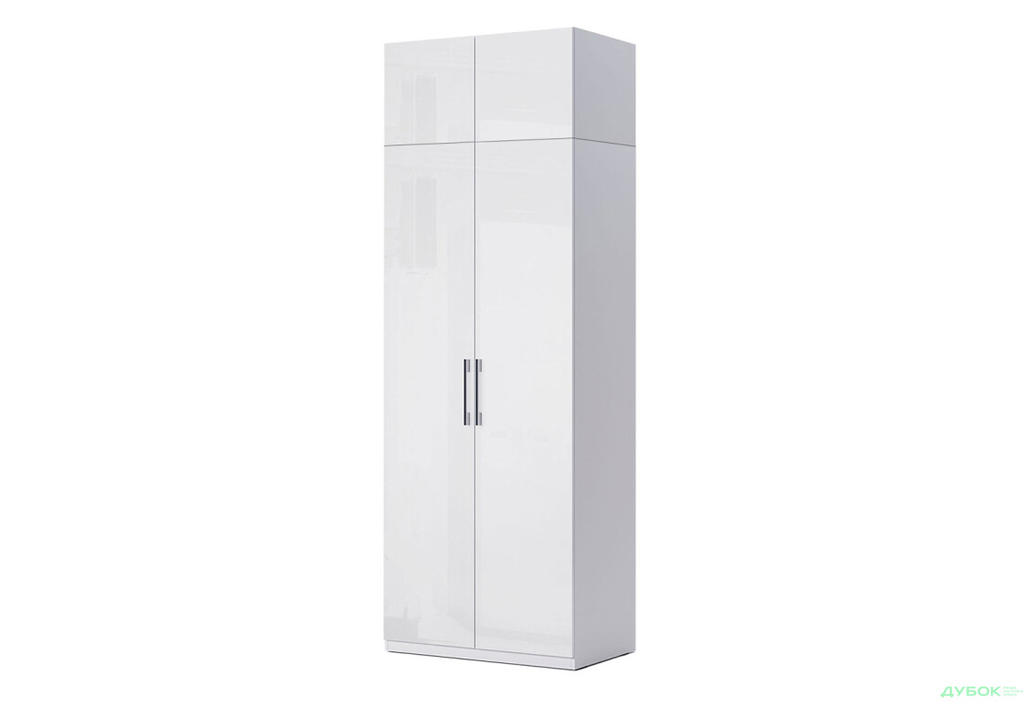 Шафа MiroMark Фемілі 2-дверна з антресолею 90 см Біла, серія Н - Зображення 1 Зображення 1 - Шафа MiroMark Фемілі 2-дверна з антресолею 90 см Біла, серія Н