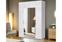 Шафа MiroMark Фемілі 4-дверна з антресолею, з дзеркалами 179 см Біла, серія Н - Зображення 3 Зображення 3 - Шафа MiroMark Фемілі 4-дверна з антресолею, з дзеркалами 179 см Біла, серія Н