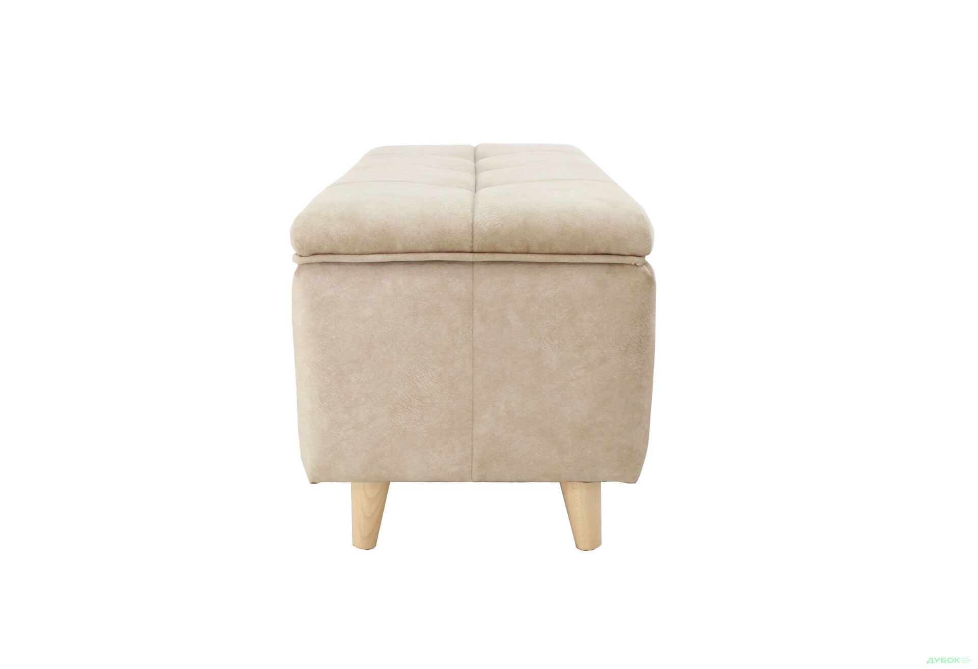 Пуф UMa Бенефіт 106x46 см, бежевий (Крокус 07) - Зображення 4 Зображення 4 - Пуф UMa Бенефіт 106x46 см, бежевий (Крокус 07)