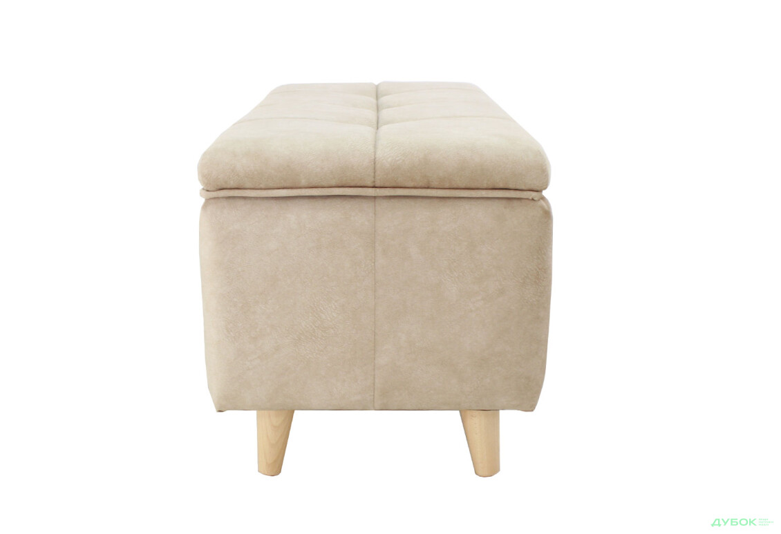 Пуф UMa Бенефіт 106x46 см, бежевий (Крокус 07) - Зображення 4 Зображення 4 - Пуф UMa Бенефіт 106x46 см, бежевий (Крокус 07)