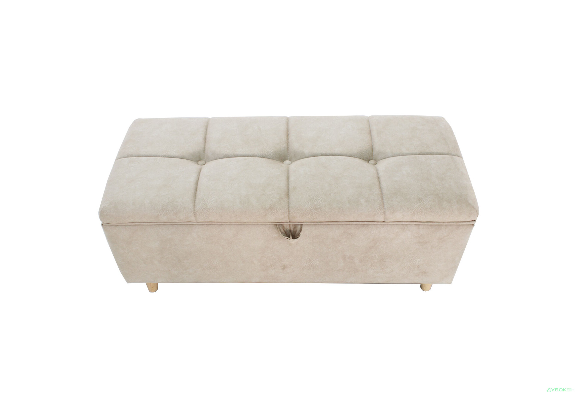 Пуф UMa Бенефіт 106x46 см, бежевий (Крокус 07) - Зображення 3 Зображення 3 - Пуф UMa Бенефіт 106x46 см, бежевий (Крокус 07)