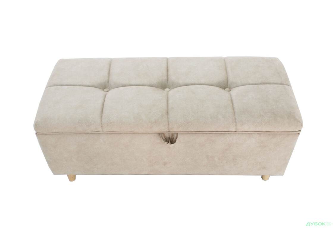 Пуф UMa Бенефіт 106x46 см, бежевий (Крокус 07) - Зображення 3 Зображення 3 - Пуф UMa Бенефіт 106x46 см, бежевий (Крокус 07)