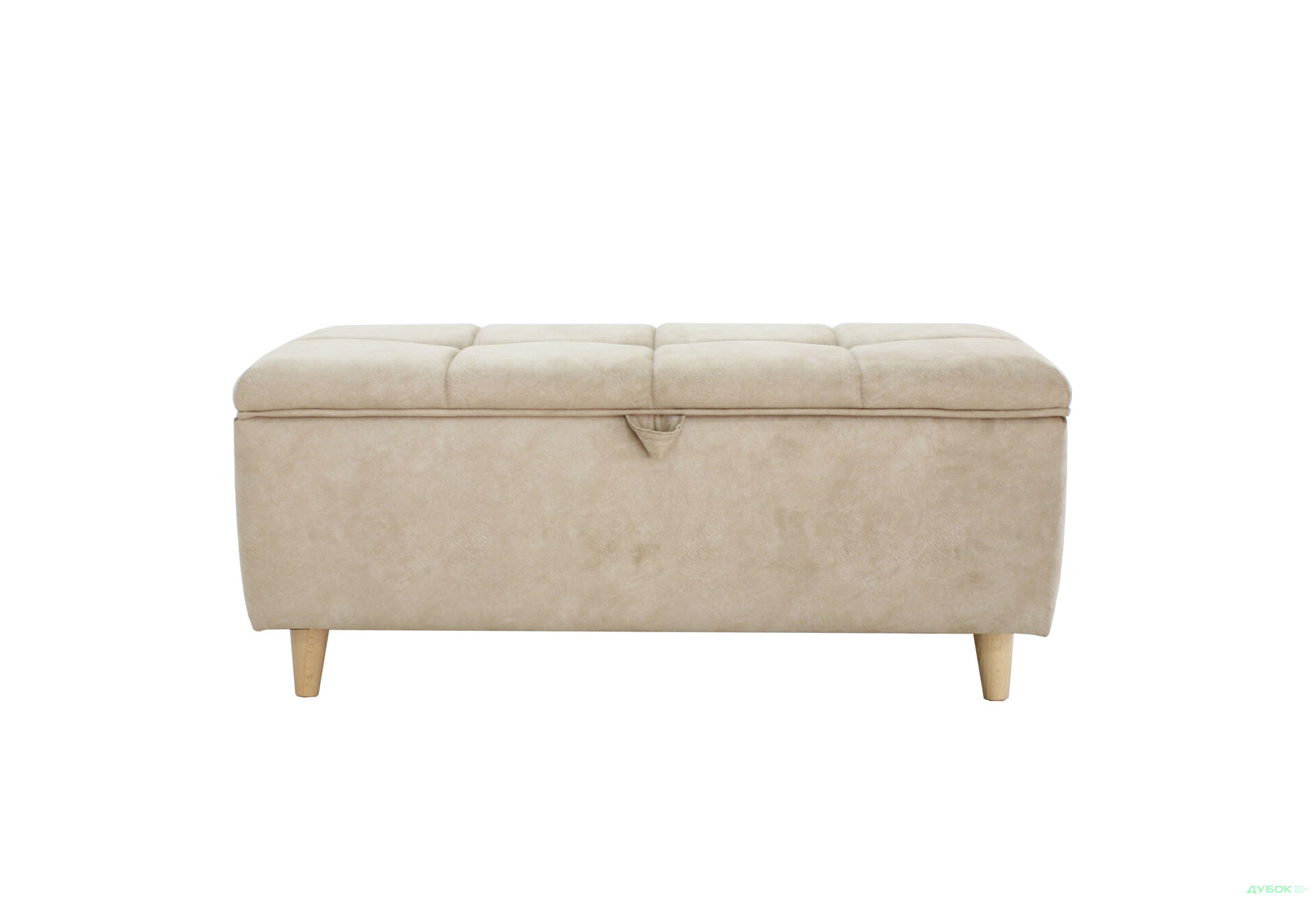 Пуф UMa Бенефіт 106x46 см, бежевий (Крокус 07) - Зображення 1 Зображення 1 - Пуф UMa Бенефіт 106x46 см, бежевий (Крокус 07)