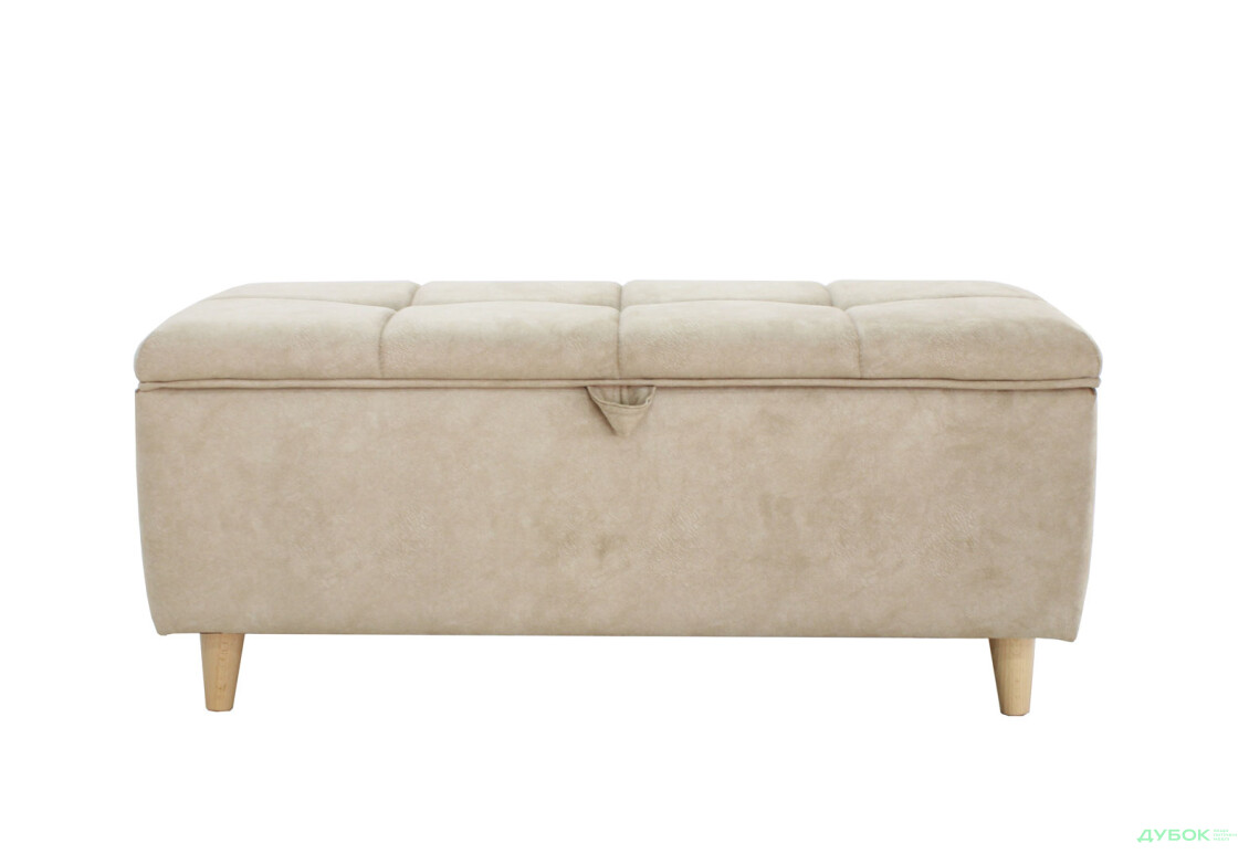 Пуф UMa Бенефіт 106x46 см, бежевий (Крокус 07) - Зображення 1 Зображення 1 - Пуф UMa Бенефіт 106x46 см, бежевий (Крокус 07)