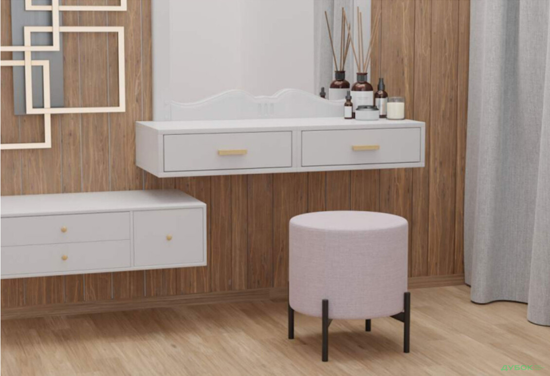 Зображення 4 - Пуф UMa Флафф 45x45 см, бежевий (Соренто 72)