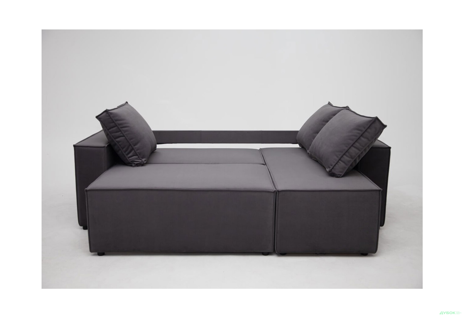 Изображение 11 - Мягкий уголок Kredens furniture Фрейм 252х169 см, ткань серая