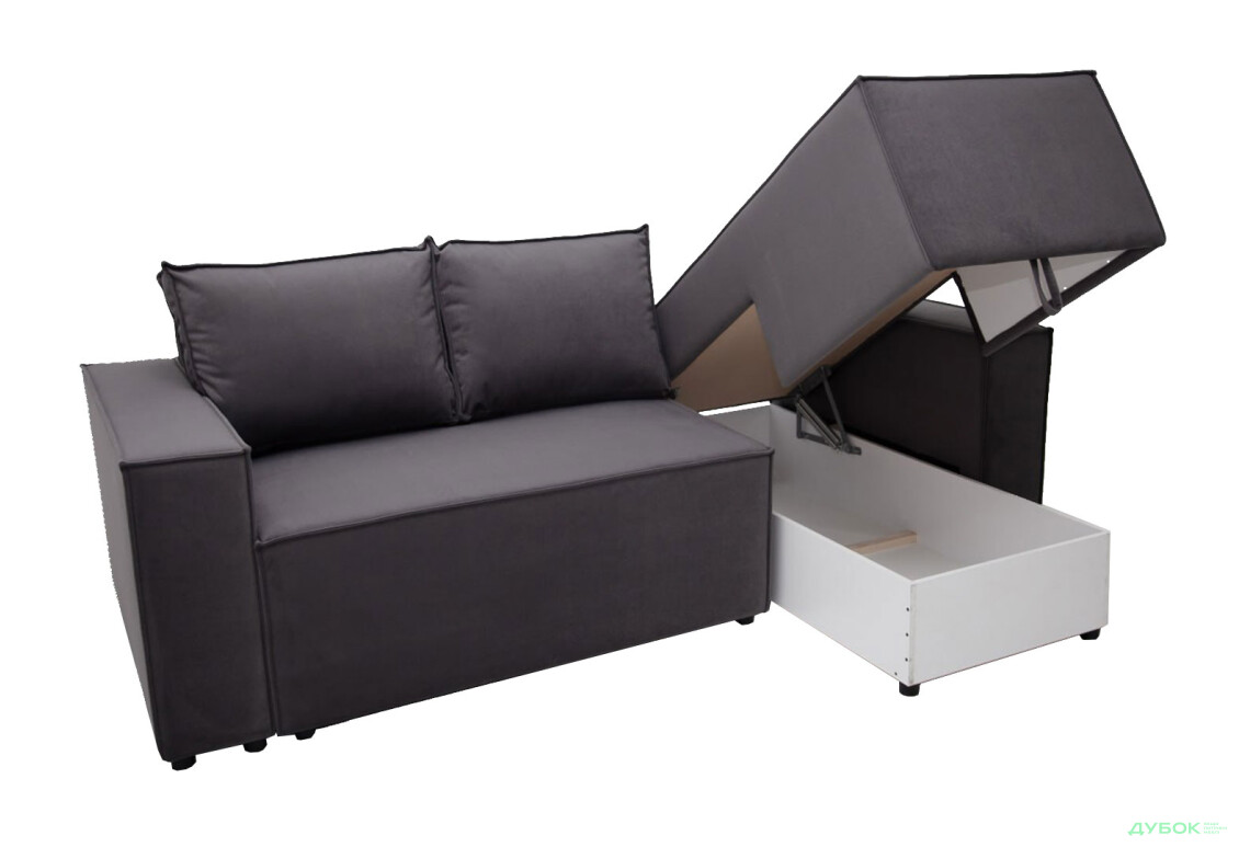 Изображение 8 - Мягкий уголок Kredens furniture Фрейм 252х169 см, ткань серая