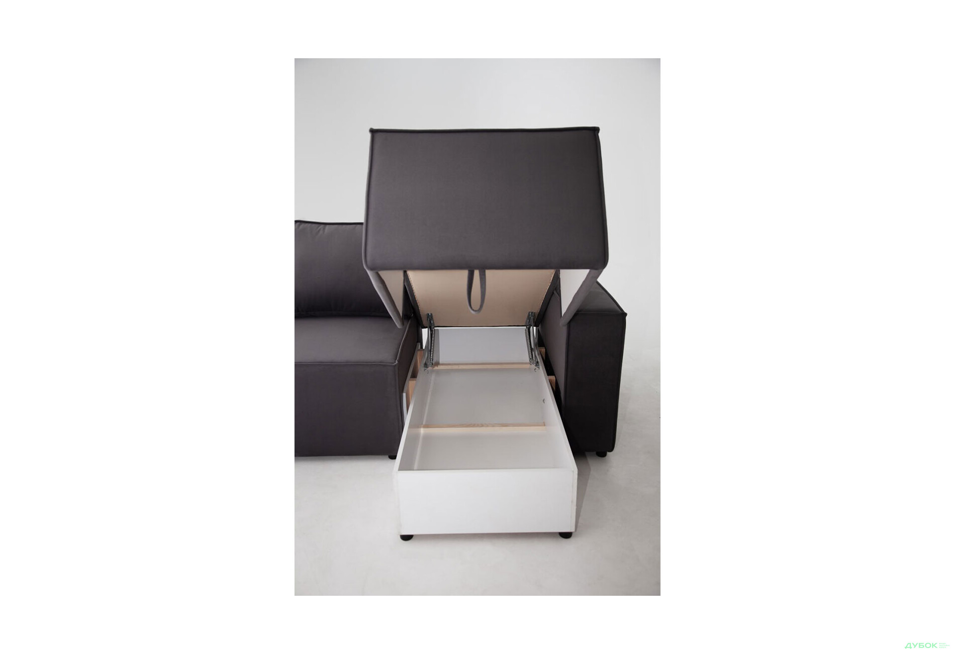 Изображение 15 - Мягкий уголок Kredens furniture Фрейм 252х169 см, ткань серая