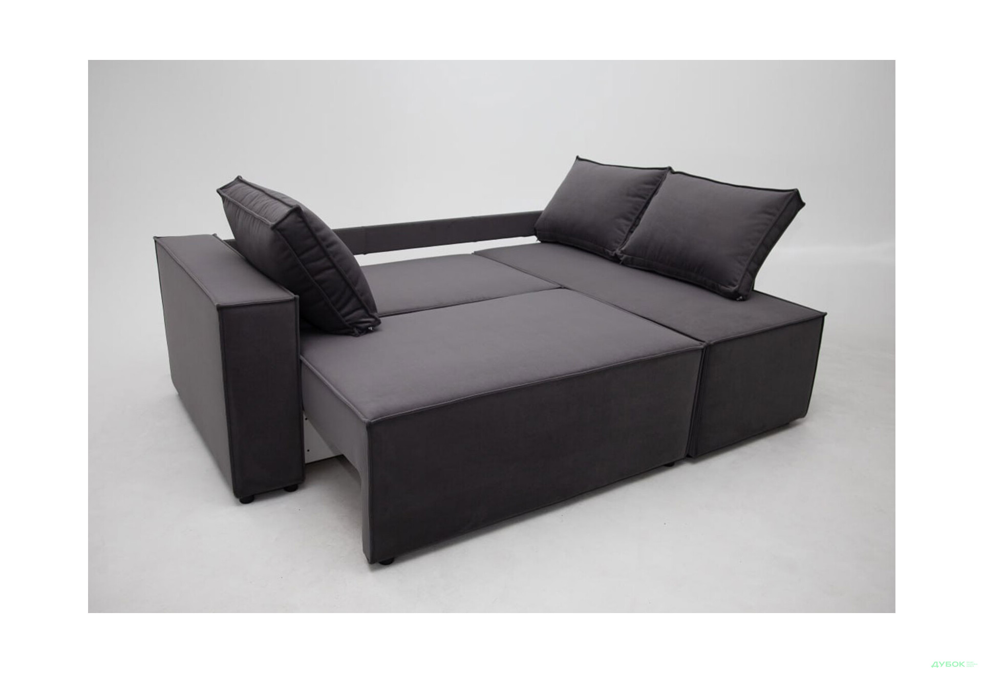 Изображение 12 - Мягкий уголок Kredens furniture Фрейм 252х169 см, ткань серая