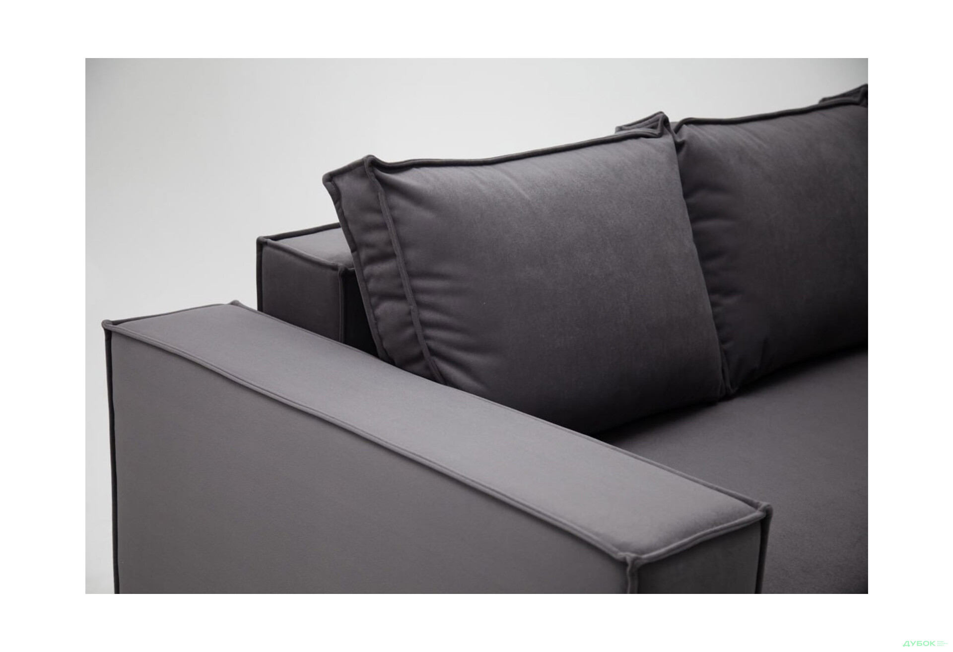 Изображение 14 - Мягкий уголок Kredens furniture Фрейм 252х169 см, ткань серая