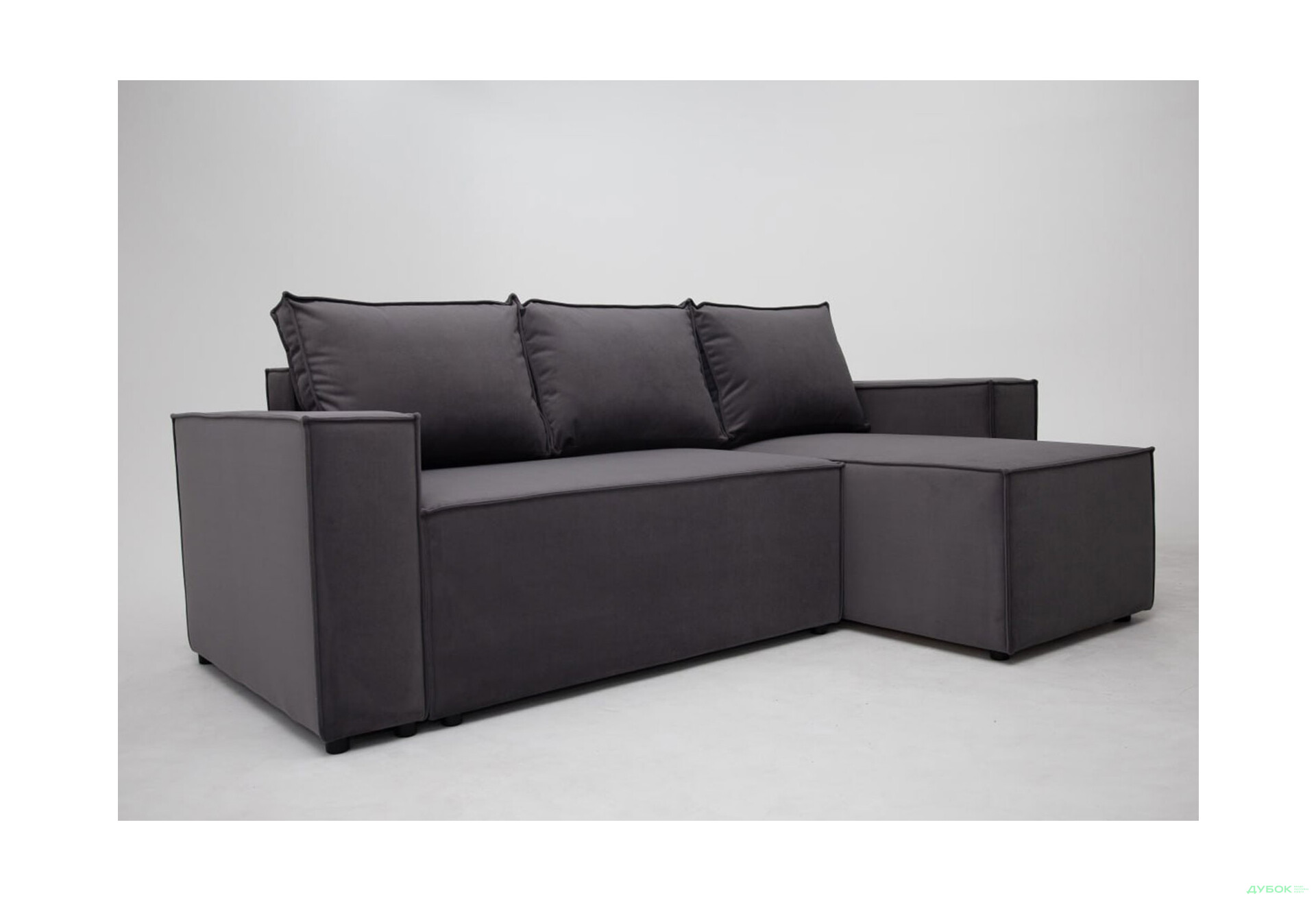 Изображение 10 - Мягкий уголок Kredens furniture Фрейм 252х169 см, ткань серая
