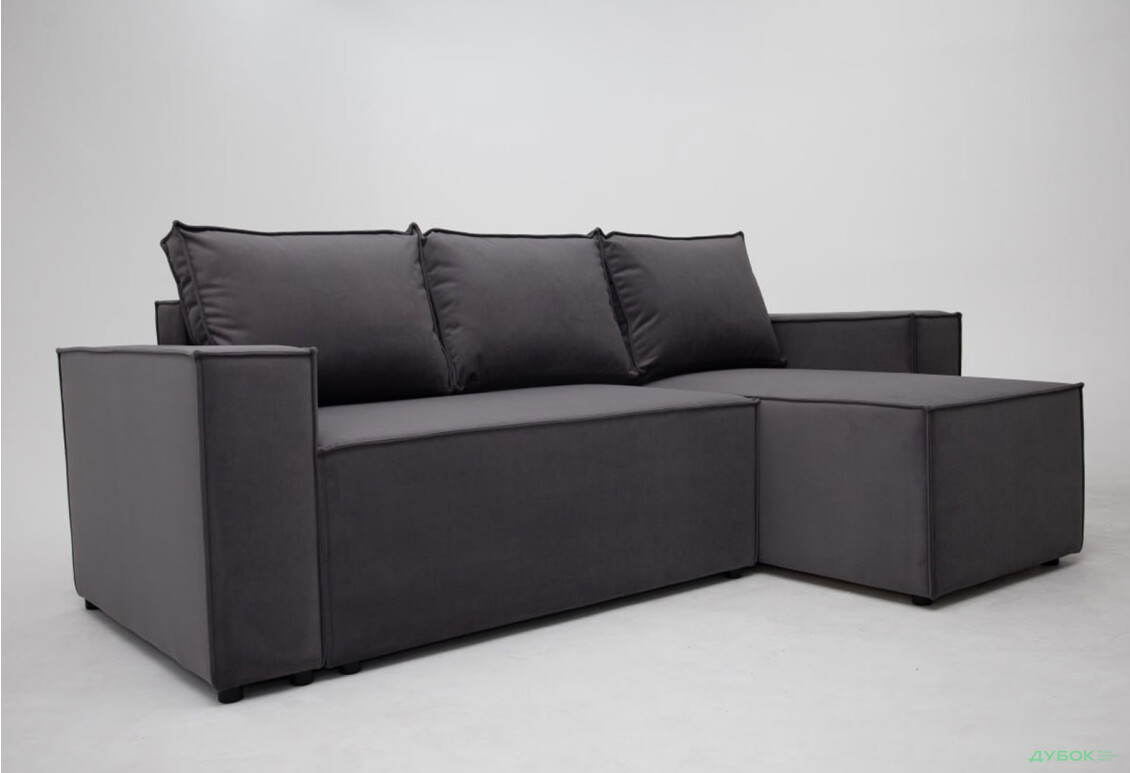 Изображение 10 - Мягкий уголок Kredens furniture Фрейм 252х169 см, ткань серая