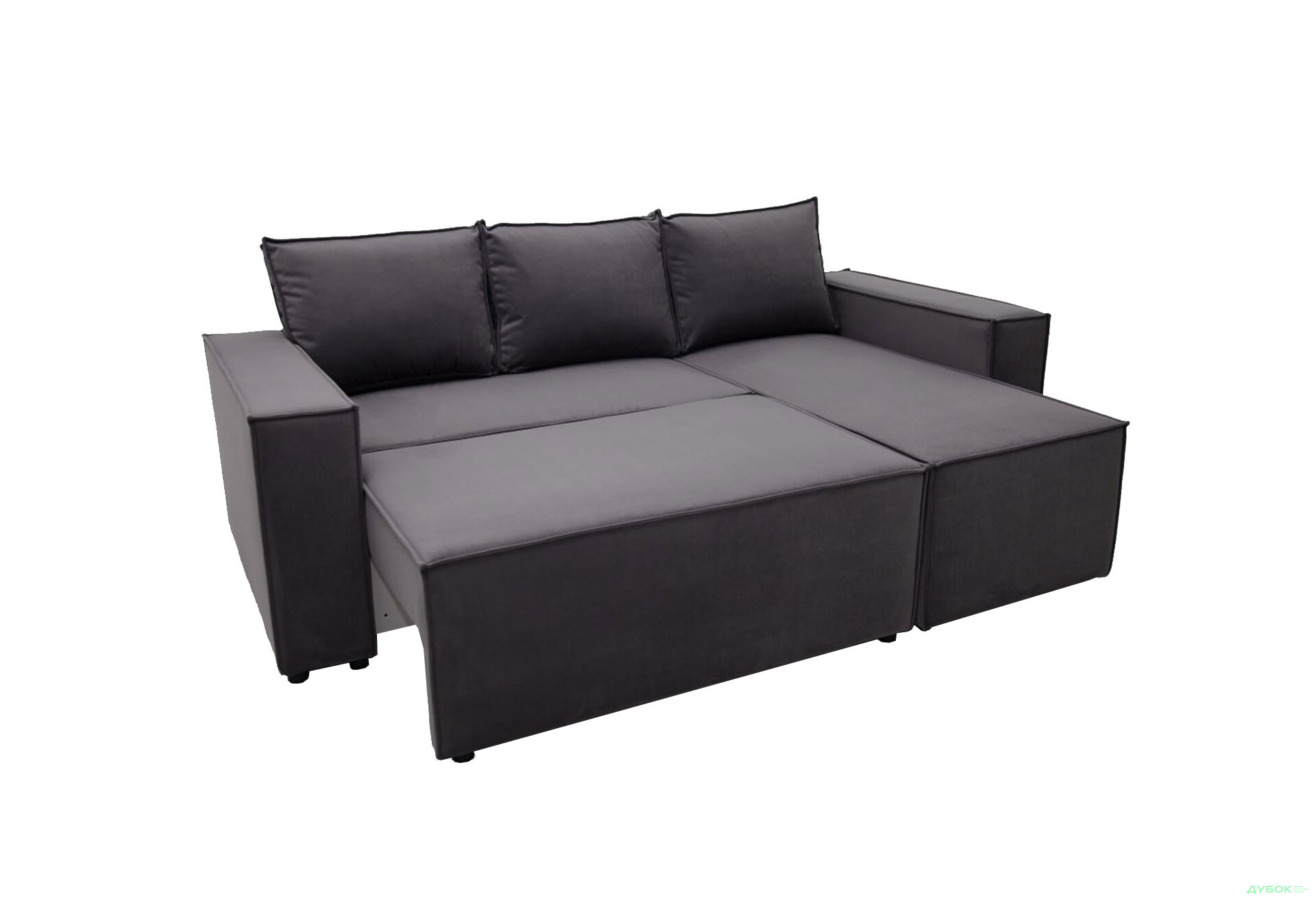 Изображение 6 - Мягкий уголок Kredens furniture Фрейм 252х169 см, ткань серая