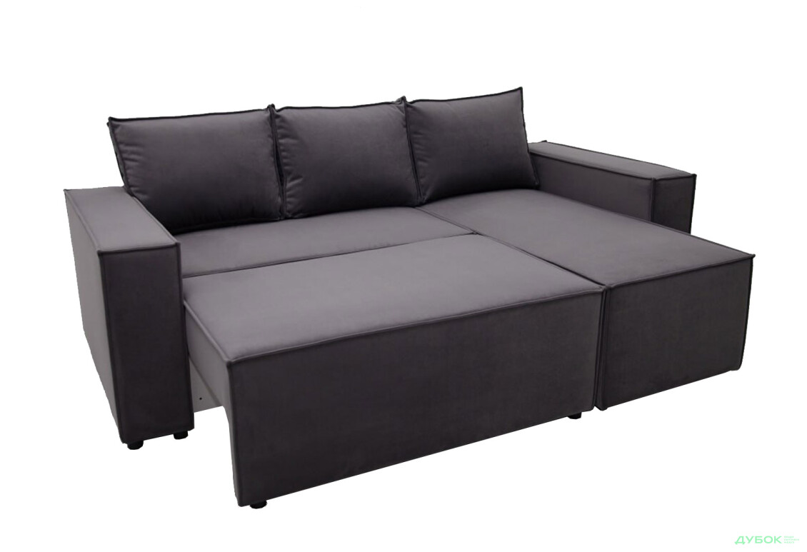 Изображение 6 - Мягкий уголок Kredens furniture Фрейм 252х169 см, ткань серая