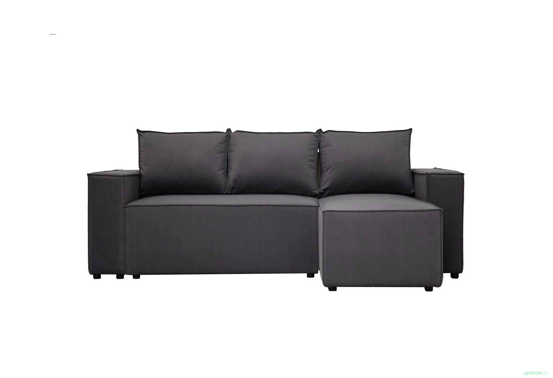 Изображение 3 - Мягкий уголок Kredens furniture Фрейм 252х169 см, ткань серая